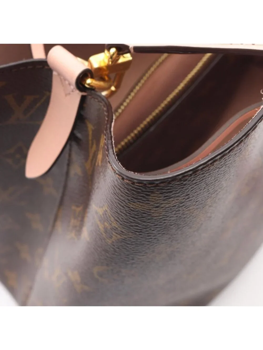 Louis Vuitton Shoulder Bag Neo Noe Rose Poudre Canvas Leather